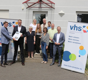 Minister besucht KVHS