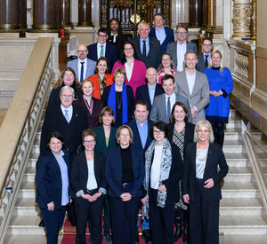 Gruppenfoto der Arbeits- und Sozialministerinnen und -minister bei der ASMK 2024