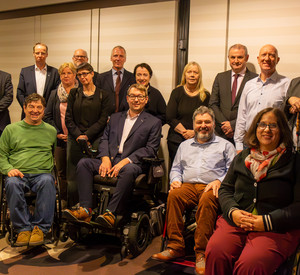 Gruppenfoto der Behindertenbeauftragten von Bund und Ländern in Bremen 